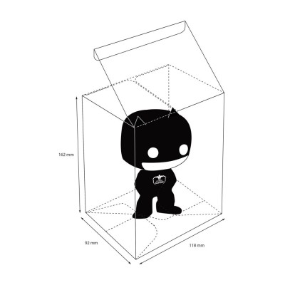 FortBox - Funko Pop Protector Case - 10 box standard size