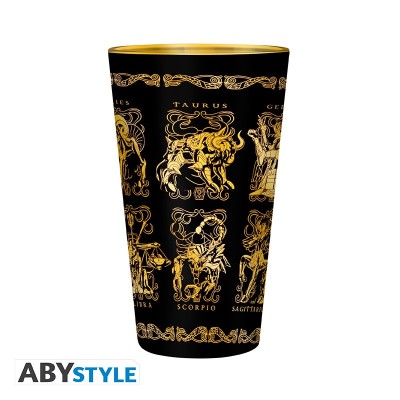 SAINT SEIYA - Gold cloths Large Glass 460 ml