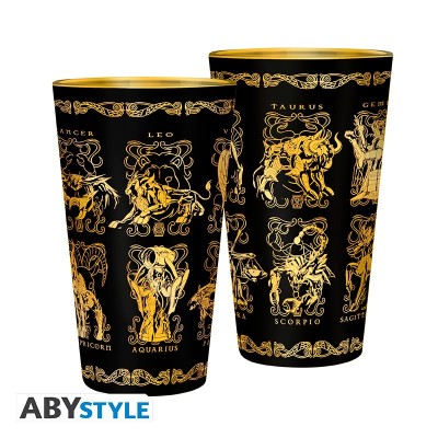 SAINT SEIYA - Gold cloths Large Glass 460 ml