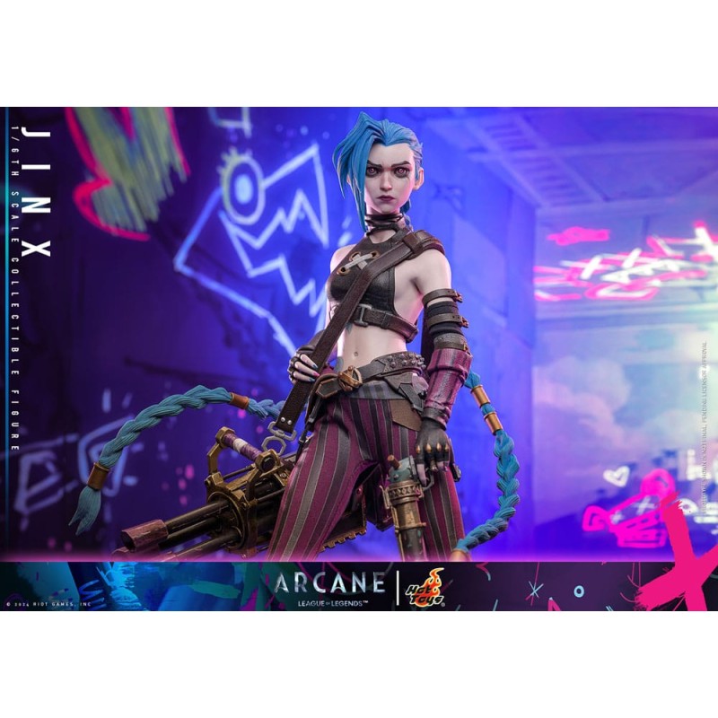【海外限定版】HOTTOYS Arcane jinx ジンクス フィギュア Jinx Sixth Scale Figure by Hot Toys | Sideshow Collectibles
