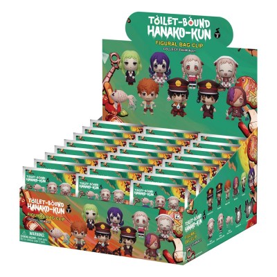 TOILET BOUND HANAKO-KUN - PVC Bag Clips Series 2 Display (1 clip casuale)