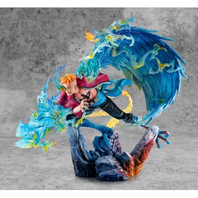 ONE PIECE - Marco the Phoenix Leader of 1st group of Whitebeard Pirates P.O.P MAS Maximum Megahouse PVC Figure 32 cm