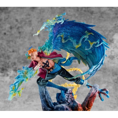 ONE PIECE - Marco the Phoenix Leader of 1st group of Whitebeard Pirates P.O.P MAS Maximum Megahouse PVC Figure 32 cm