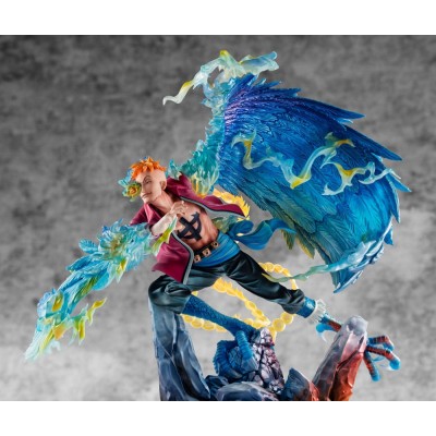 ONE PIECE - Marco the Phoenix Leader of 1st group of Whitebeard Pirates P.O.P MAS Maximum Megahouse PVC Figure 32 cm