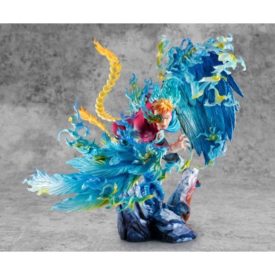 ONE PIECE - Marco the Phoenix Leader of 1st group of Whitebeard Pirates P.O.P MAS Maximum Megahouse PVC Figure 32 cm