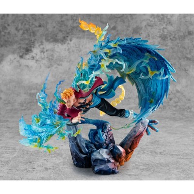 ONE PIECE - Marco the Phoenix Leader of 1st group of Whitebeard Pirates P.O.P MAS Maximum Megahouse PVC Figure 32 cm