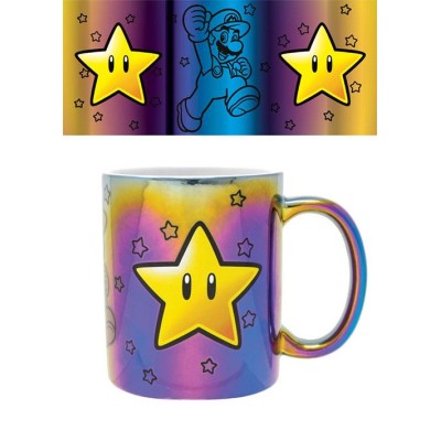 SUPER MARIO - Metallic Mug Star Power