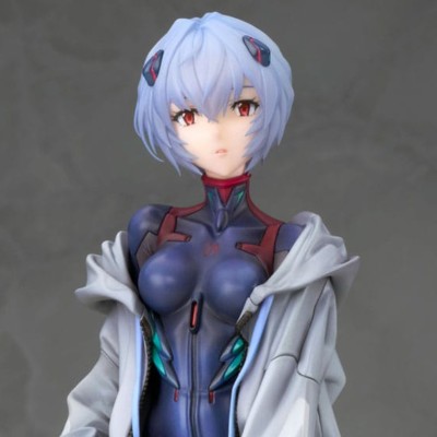 EVANGELION 3.0+1.0 Thrice Upon a Time - Tentative Name Rei Ayanami Millennials Illust Ver. (re-run) 1/7 PVC Figure 22 cm