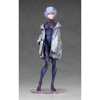 EVANGELION 3.0+1.0 Thrice Upon a Time - Tentative Name Rei Ayanami Millennials Illust Ver. (re-run) 1/7 PVC Figure 22 cm