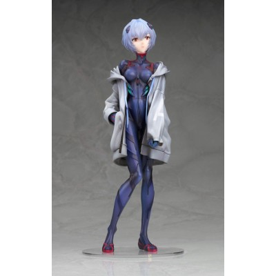 EVANGELION 3.0+1.0 Thrice Upon a Time - Tentative Name Rei Ayanami Millennials Illust Ver. (re-run) 1/7 PVC Figure 22 cm