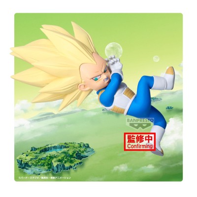 DRAGON BALL DAIMA - Vegeta (Mini) Super Saiyan 3 With Panel Banpresto PVC Figure 13 cm