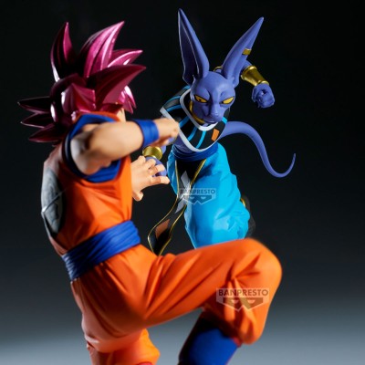 DRAGON BALL SUPER - Beerus (Vs Son Goku Super Saiyan God) Match Makers Banpresto PVC Figure 15 cm