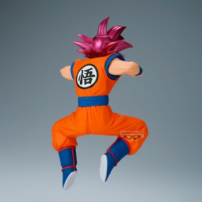 DRAGON BALL SUPER - Son Goku Super Saiyan God (Vs Beerus) Match Makers Banpresto PVC Figure 12 cm