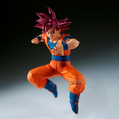 DRAGON BALL SUPER - Son Goku Super Saiyan God (Vs Beerus) Match Makers Banpresto PVC Figure 12 cm