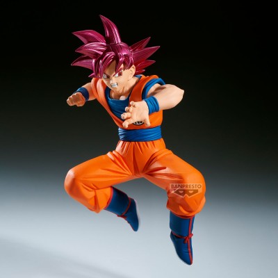 DRAGON BALL SUPER - Son Goku Super Saiyan God (Vs Beerus) Match Makers Banpresto PVC Figure 12 cm
