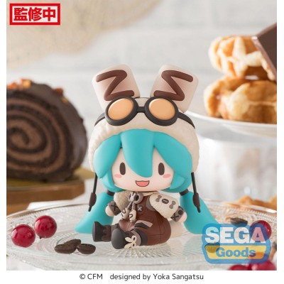 HATSUNE MIKU - Marshmallow Hot Cocoa Fuwa Petit Chibi Sega Figure 10 cm