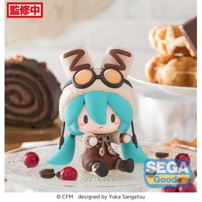 HATSUNE MIKU - Marshmallow Hot Cocoa Fuwa Petit Chibi Sega Figure 10 cm