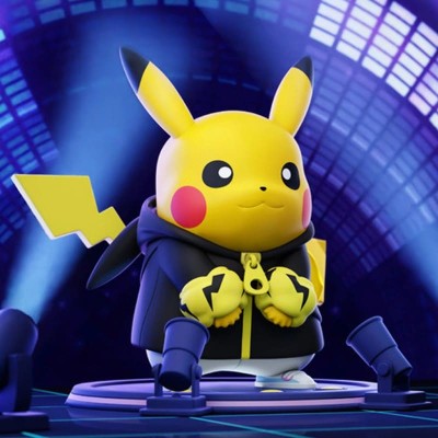 POKEMON - Pikachu Pokemon Unite Langbowang Figure 16 cm (Figure aperta per l'esposizione)