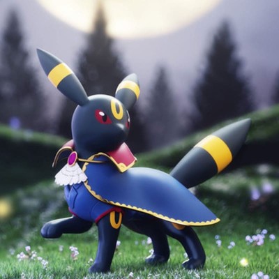 POKEMON - Umbreon Pokemon Unite Langbowang Figure 17 cm