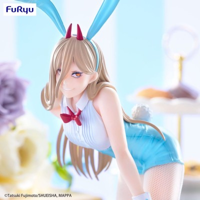 CHAINSAW MAN - Power Light Blue Color Ver. BiCute Bunnies Furyu PVC Figure 30 cm