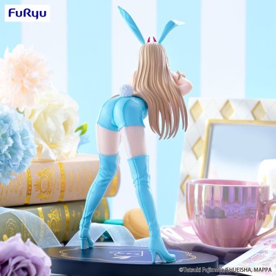 CHAINSAW MAN - Power Light Blue Color Ver. BiCute Bunnies Furyu PVC Figure 30 cm