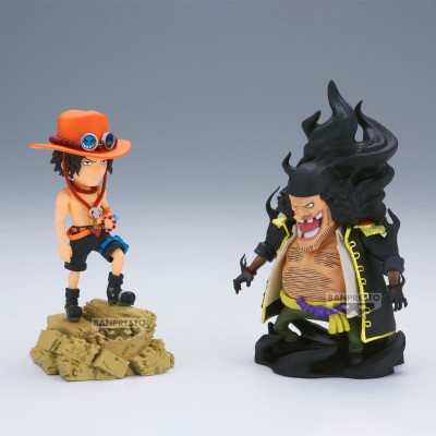 ONE PIECE - Portgas D.Ace VS Marshall D.Teach Log Stories World Collectable Figure Banpresto PVC Figure 8 cm