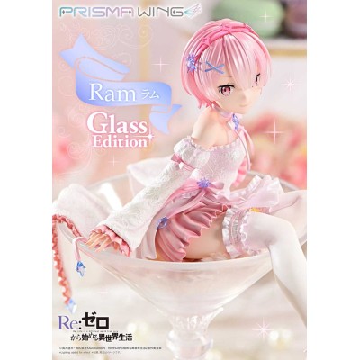 RE:ZERO - Ram Glass Edition Prisma Wing 1/7 PVC Figure 24 cm