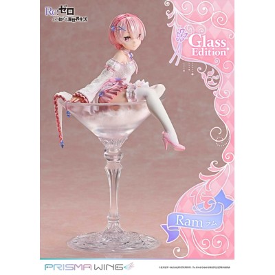 RE:ZERO - Ram Glass Edition Prisma Wing 1/7 PVC Figure 24 cm
