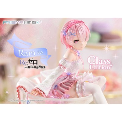 RE:ZERO - Ram Glass Edition Prisma Wing 1/7 PVC Figure 24 cm