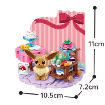 POKEMON - Eevee Sweet Moment Keeppley Block 11 cm