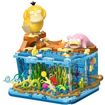 POKEMON - Psyduck and Slowpoke Dumb Beach series Keeppley Block 