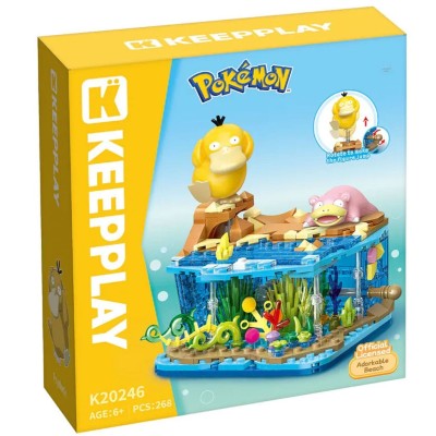 POKEMON - Psyduck and Slowpoke Dumb Beach series Keeppley Block 