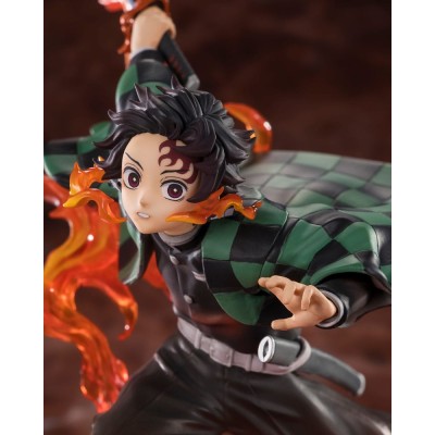 DEMON SLAYER - Kamado Tanjiro (Kyojuro Rengoku's Sword Guard Ver.) FiguartsZERO Bandai PVC Figure 19 cm