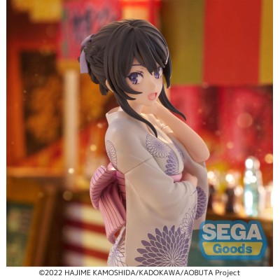 RASCAL DOES NOT DREAM OF A BUNNY GIRL SENPAI - Mai Sakurajima Yukata Luminasta Sega PVC Figure 22 cm