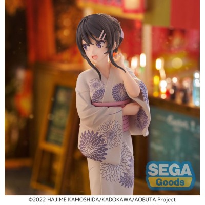 RASCAL DOES NOT DREAM OF A BUNNY GIRL SENPAI - Mai Sakurajima Yukata Luminasta Sega PVC Figure 22 cm