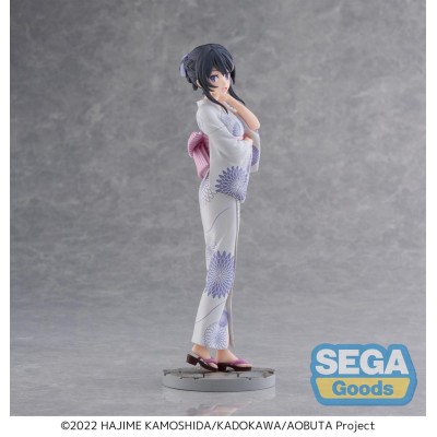 RASCAL DOES NOT DREAM OF A BUNNY GIRL SENPAI - Mai Sakurajima Yukata Luminasta Sega PVC Figure 22 cm