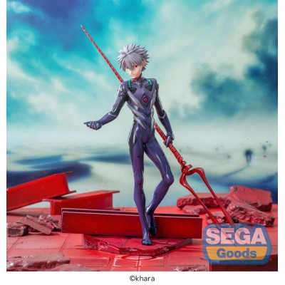 EVANGELION - Kaworu Nagisa x Spear of Longinus Luminasta Sega PVC Figure 21 cm