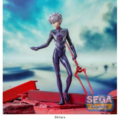 EVANGELION - Kaworu Nagisa x Spear of Longinus Luminasta Sega PVC Figure 21 cm