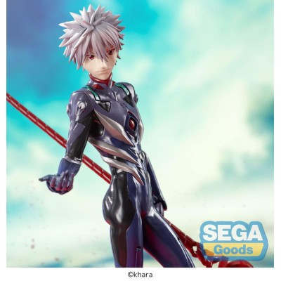 EVANGELION - Kaworu Nagisa x Spear of Longinus Luminasta Sega PVC Figure 21 cm