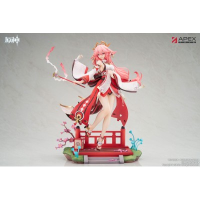 GENSHIN IMPACT - Yae Miko Astute Amusement Ver. Apex 1/7 PVC Figure 28 cm