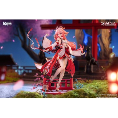 GENSHIN IMPACT - Yae Miko Astute Amusement Ver. Apex 1/7 PVC Figure 28 cm