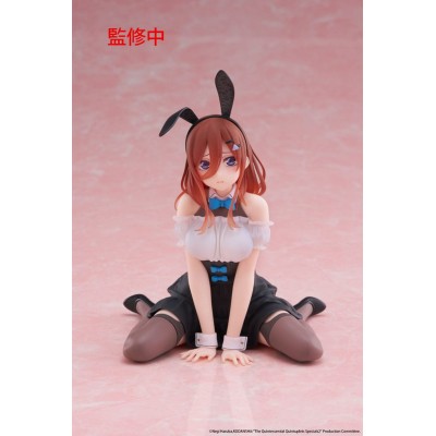 THE QUINTESSENTIAL QUINTUPLETS - Miku Nakano (Bunny Ver.) Desktop Cute Taito PVC Figure 13 cm