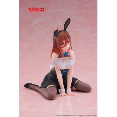 THE QUINTESSENTIAL QUINTUPLETS - Miku Nakano (Bunny Ver.) Desktop Cute Taito PVC Figure 13 cm