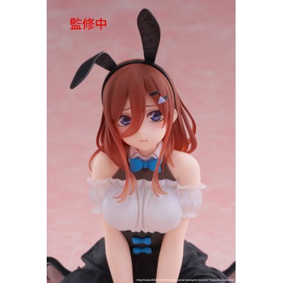 THE QUINTESSENTIAL QUINTUPLETS - Miku Nakano (Bunny Ver.) Desktop Cute Taito PVC Figure 13 cm