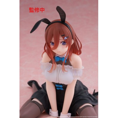 THE QUINTESSENTIAL QUINTUPLETS - Miku Nakano (Bunny Ver.) Desktop Cute Taito PVC Figure 13 cm