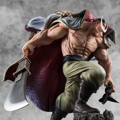 ONE PIECE - White Beard Edward Newgate Super Limited Reprint Ver. P.O.P NEO-Maximum Megahouse PVC Figure 30 cm
