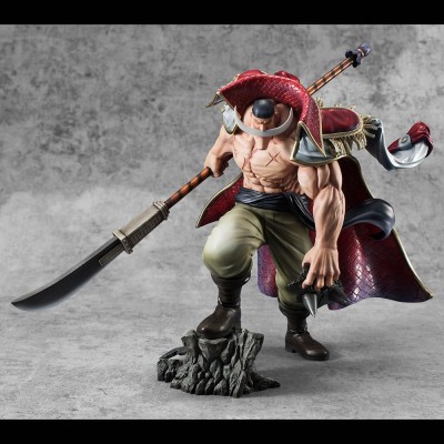ONE PIECE - White Beard Edward Newgate Super Limited Reprint Ver. P.O.P NEO-Maximum Megahouse PVC Figure 30 cm