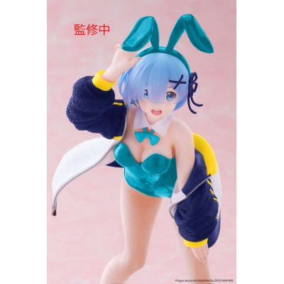 RE: ZERO - Rem (Jacket Bunny Ver.) Renewal Coreful Taito PVC Figure 18 cm