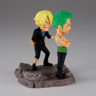 ONE PIECE - Roronoa Zoro & Sanji "Nothing at all" Log Stories World Collectable Figure Banpresto PVC Figure 8 cm