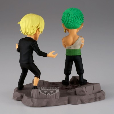 ONE PIECE - Roronoa Zoro & Sanji "Nothing at all" Log Stories World Collectable Figure Banpresto PVC Figure 8 cm